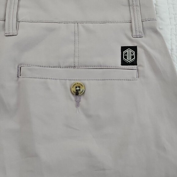 Free Planet Shorts Men's 32 Lilac Purple NWT 9" Inseam Stretch Chino Flat Front - Picture 3 of 15